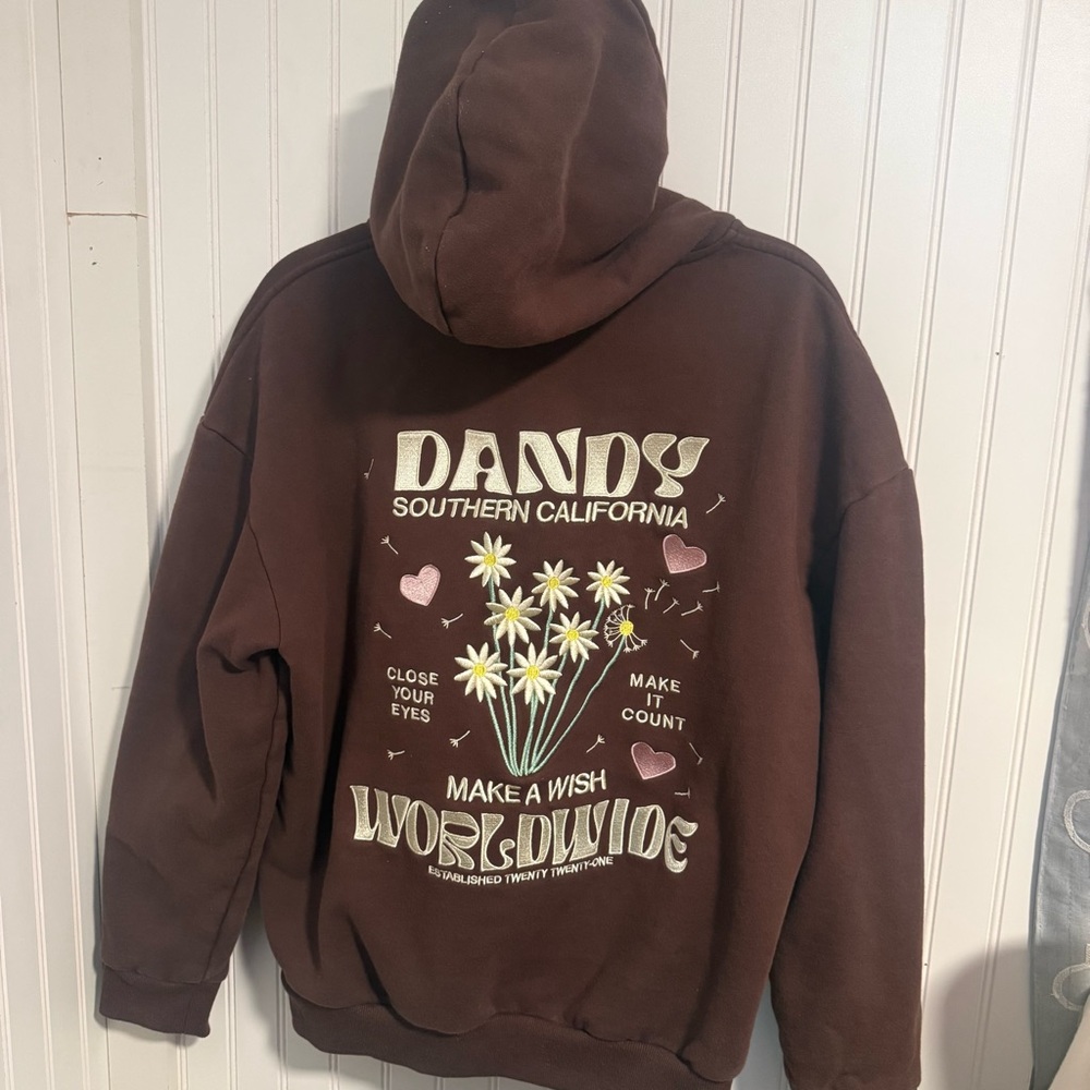Dandy Worldwide "Make a Wish" Oversized Lux Hoodie Size M